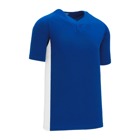 Athletic Knit One Button Pro Placket Performance Baseball Jersey (BA1343)